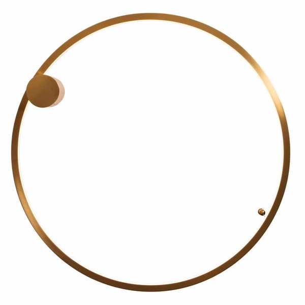 Plafon sufitowy Queen C0239 Maxlight LED 15W 3000K pierścień złoty