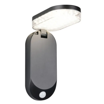 Ścienna lampa z czujnikiem LAGOAS R23176102 LED 3W 4000K IP44 czarny