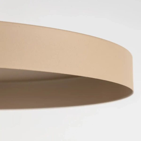 Loftowy wisząca lampa Sila 10954 dysk zwis do jadalni ceglany brązowy