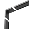 Narożny łącznik do systemu szyn magnetycznych Slim Magnetic ML2213 czarny