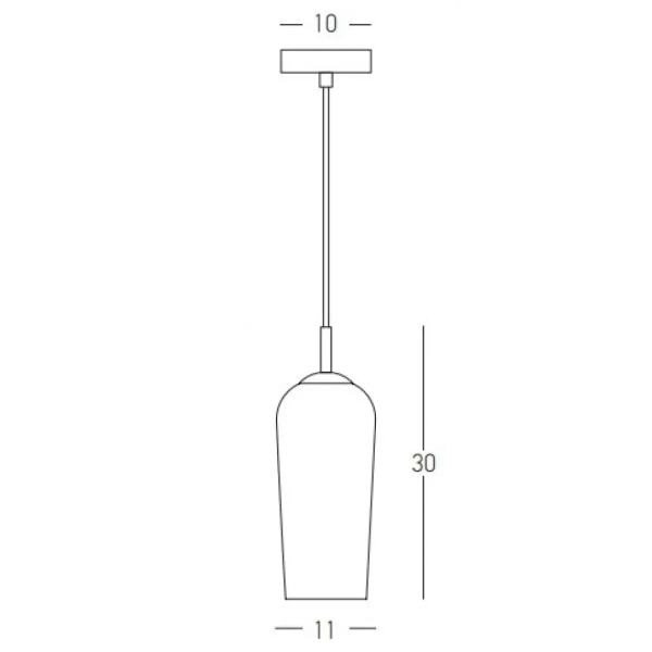 Szklana lampa wisząca 22119 do jadalni nad stół przezroczysta złoty