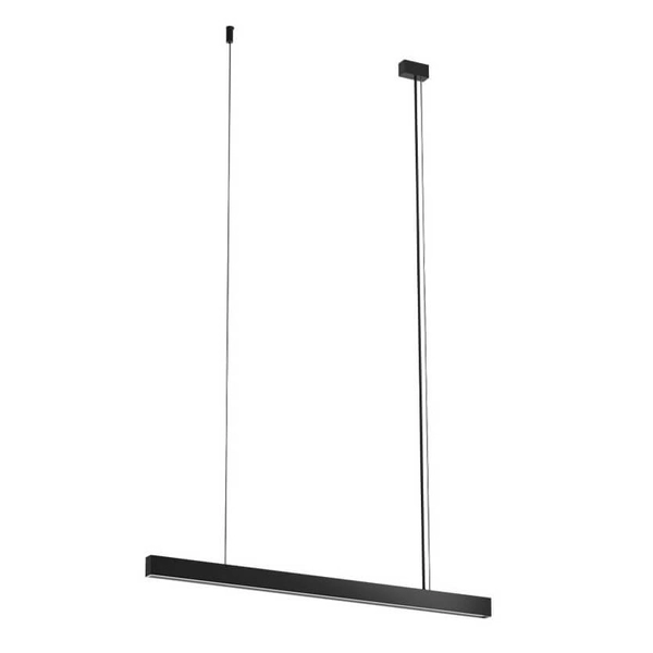 LAMPA wisząca ISASEKI 1946 Shilo metalowa OPRAWA listwa LED 16W 3000K zwis czarny