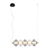 Lampa wisząca Testa PND-84938-4-BK LED 19W 3000K balls transparentna