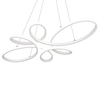 Nowoczesna lampa wisząca do salonu Fly 345619131 LED 32W 4000K biała