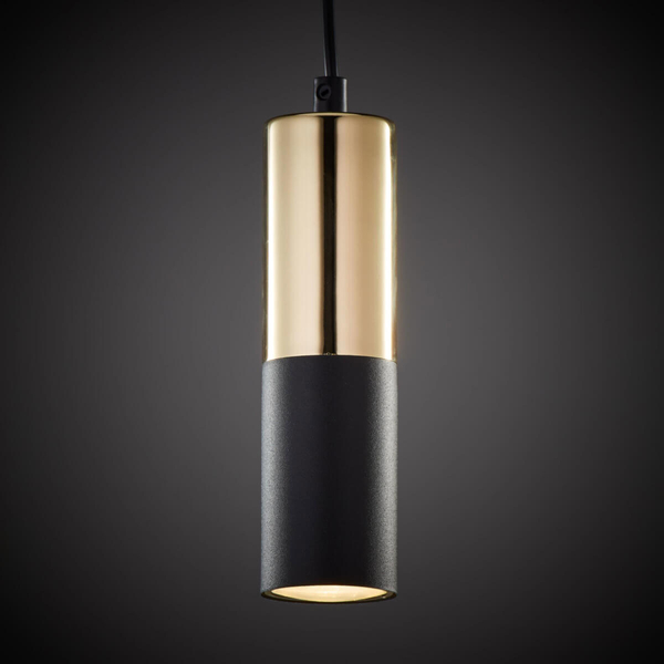 Wisząca lampa punktowa Elit 4366 TK Lighting tubka czarna złota