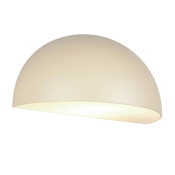 Metalowa lampa ścienna do salonu MAAS 262460166 IP44 beżowa