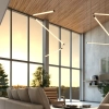 Wisząca lampa nad stół sticks czarna PIPER LED 26,5W 2700-4000K nad wyspę 71265-M942-D9-PH-12