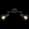 Industrialna LAMPA sufitowa XARA I 54802S-2 Globo druciana OPRAWA metalowy plafon reflektorki czarne