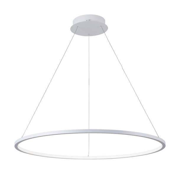 Pierścień wiszący Vinola PND-56135B-040RPC-WH-3KS4K Italux LED 24W 3000-4000K biała