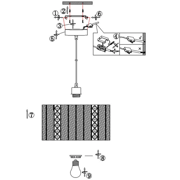 Ażurowa LAMPA wisząca ABINI 15450H Globo metalowa OPRAWA okrągły zwis czarny