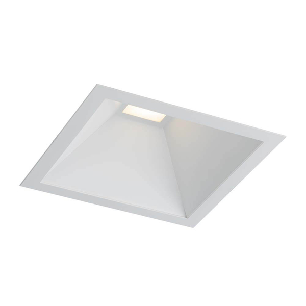 Wpust LAMPA sufitowa UBE IL 7790 Shilo podtynkowa OPRAWA kwadratowa LED 10W 3000K do zabudowy IP44 biały