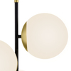 LAMPA wisząca NOSTALGIA MOD048PL-03G Maytoni modernistyczna OPRAWA szklane kule ZWIS balls czarne białe złote