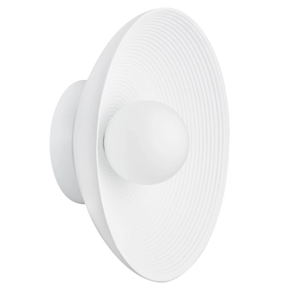 Ścienna lampa ILUSIONI ST-F059 WHITE Step marmurowa ryfl misa biały