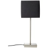 Stołowa lampa z abazurem Aglae 94873/63 antracyt srebrny