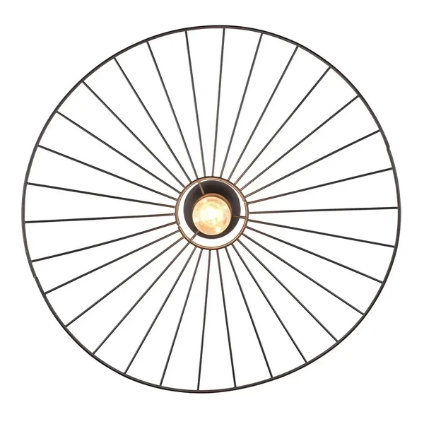 Nasufitowa lampa Chapeau R61451032 RL Light kapelusz japandi czarna