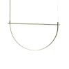 Złota wisząca lampa VICTORIA P0687 1xLED 30W 3000K modernistyczna do salonu