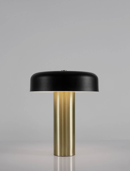 Stołowa lampa MORELIA LE42880 grzybek LED 18W 3000K czarny złoty
