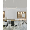 LAMPA wisząca JAEN LE41428 Luces Exclusivas minimalistyczna OPRAWA kwadratowy ZWIS LED 50W 3000K metalowy biały