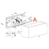 Tarasowa lampa ścienna Mayenne 218560235 IP44 kostka prostokąt drewniana outlet