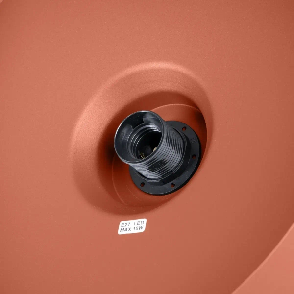 Lampa wisząca nad wyspę BILO SL.1706 kapelusz terakota