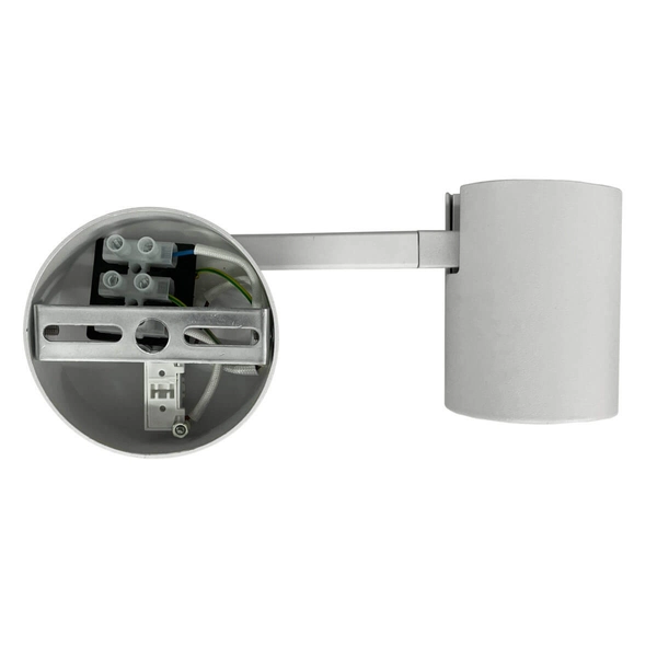 Regulowana lampa ścienna Snow LP-731/1WL WH sypialniany kinkiet do czytania biały