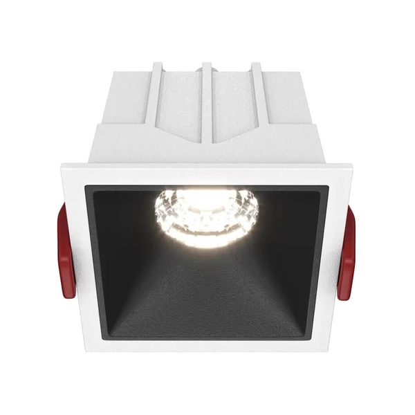 Lampa wpuszczana Alfa DL043-01-10W4K-D-SQ-WB LED 10W 4000K biały czarny