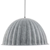 Lampa wisząca z kloszem Felt ST-10267P-S grey Step materiałowa szara