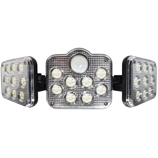 Potrójny naświetlacz Flexi EKO9152 Ekolight LED 20W 6000K solarny IP46 srebrny