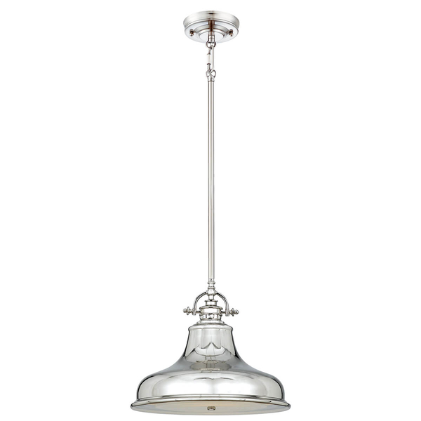 Jadalniana lampa wisząca QZ-EMERY-P-M-IS industrial srebrna