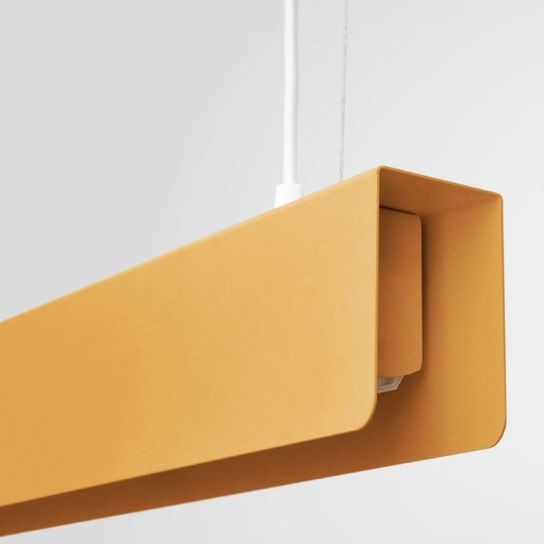 Lampa zwis nad wyspę Spark SL.1396 prostokątna do jadalni złota