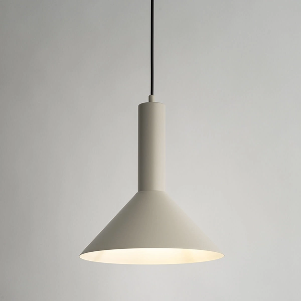 Stożkowa lampa zwisająca Vitrum 40806 Sigma salonowa beżowa