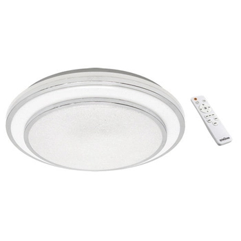 Nowoczesny plafon Gloria z pilotem LED 48W 3000-6000K IP44 chrom