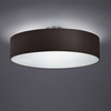 Okrągła lampa sufitowa Hotel 603900302 z tkaniny czarna