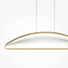 Wisząca lampa Breeze MOD281PL-L34BS3K LED 34W 3000K mosiądz przezroczysty