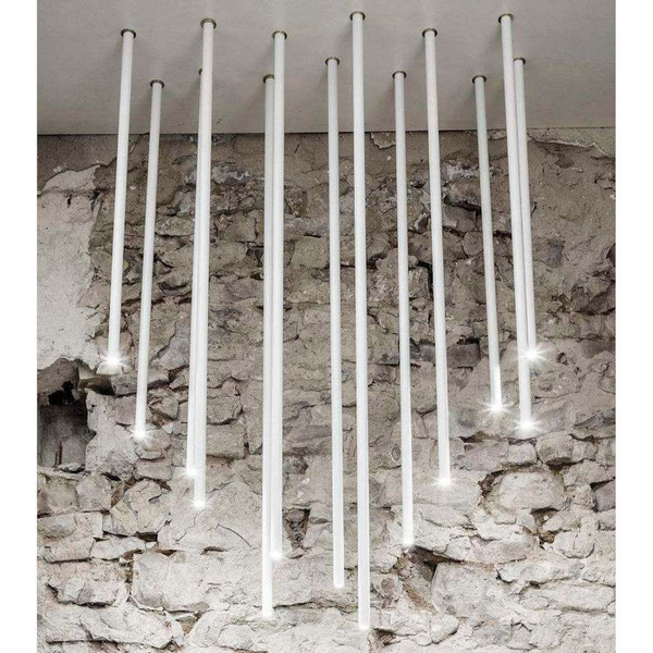 Wpuszczana LAMPA sufitowa ALHA T 9700 Shilo metalowa OPRAWA do zabudowy sopel tuba biała