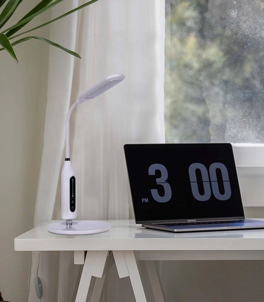 Lampka gabinetowa na biurko Mida K-BL1072 BIAŁY Kaja LED 8W 3000 - 6300K biała