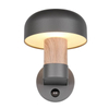 Zewnętrzna lampa ścienna FRASER 262569135 na elewację IP54 szara