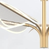 Lampa wisząca nad wyspę Floriana QN-FLORIANA-8P-L-NBR LED 54W 2893K mosiądz