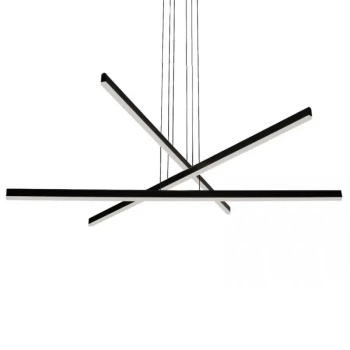 Modernistyczna zwisająca lampa 1947 LED 47W 3000K belki czarne