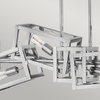 Metalowa wisząca lampa QN-ENSEMBLE6-PN loft nikiel