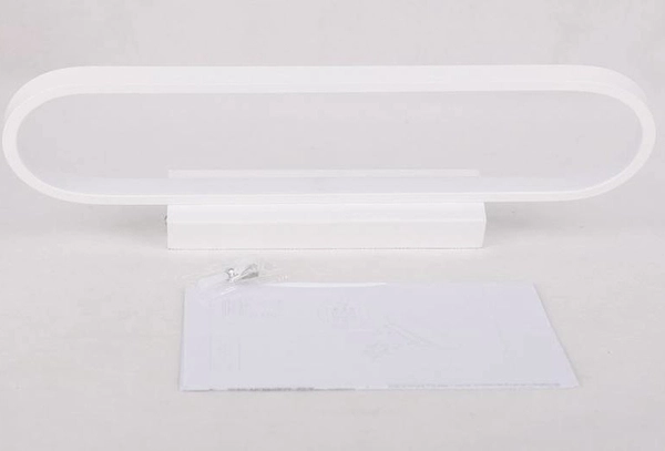 Ścienna lampa COVER 21-69801 metalowa LED 15W 4000K owalny biały