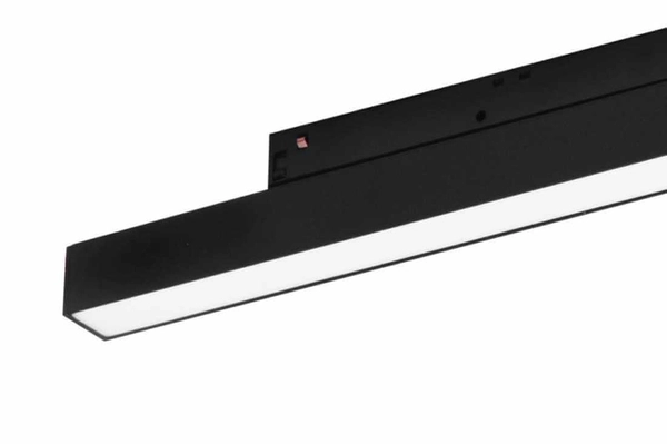 Podłużna lampa do systemu magnetycznego Saga AZ4603 LED 12W czarna