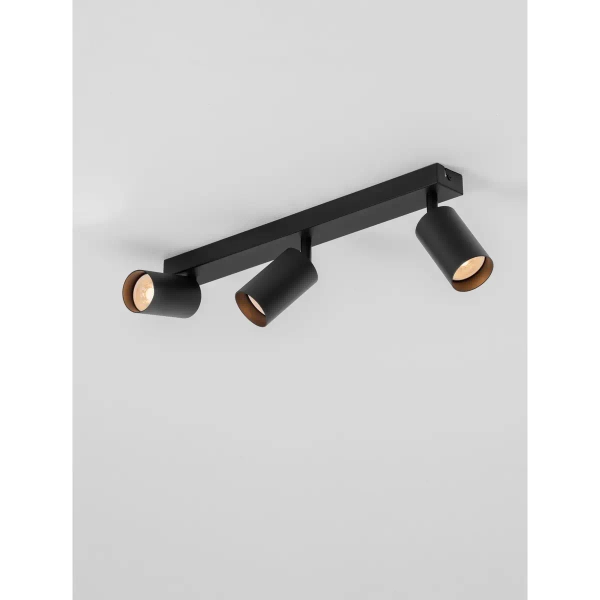 Ruchome tuby sufitowe do salonu TREMANO LE45668 czarny