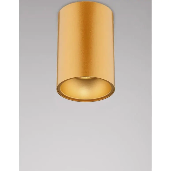 Downlight metalowy do jadalni CASENDA LE65138 tubka złota