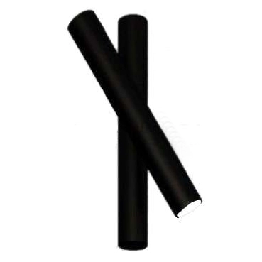 Downlight LAMPA sufitowa YABU 2243 Shilo metalowa OPRAWA tuby czarne