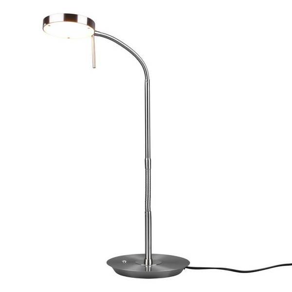 Regulowana lampka biurkowa NEMIO DL107523310 LED 12W 2300-4000K srebrny