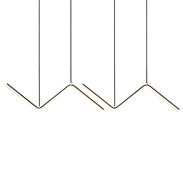 Designerska wisząca lampa Mont Blanc LWMB-90CM LED 26W 3000K czarny