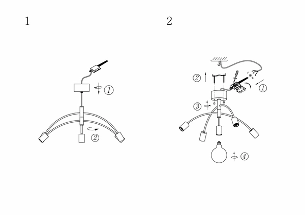 Metalowa lampa sufitowa Cygnus do holu czarna industrial