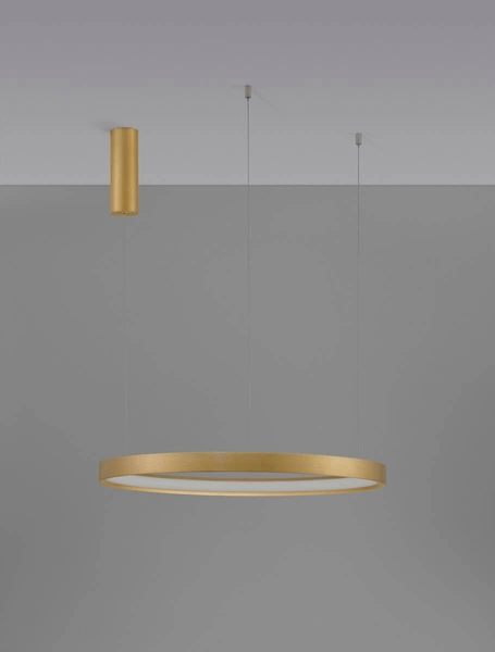 Ring lampa wisząca ZACAPU LE42790 do salonu LED 42W złota