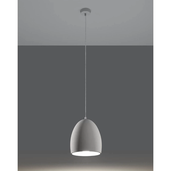 Wisząca lampa sypialniana SL.0848 ceramiczna nad łóżko biała